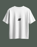 “B” logo tee white