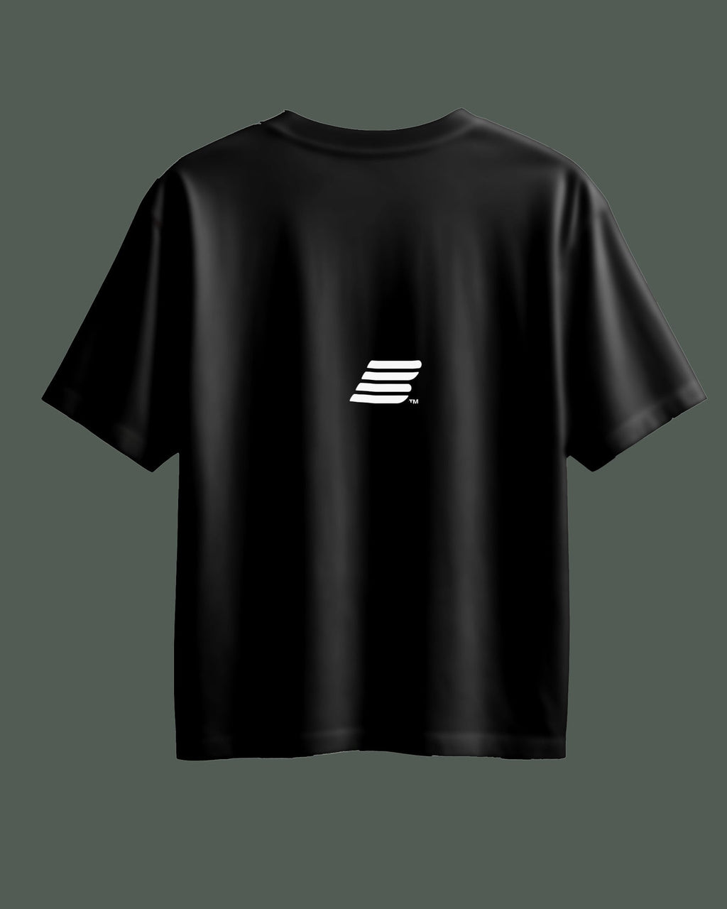 “B” logo tee black