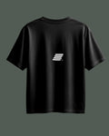 “B” logo tee black