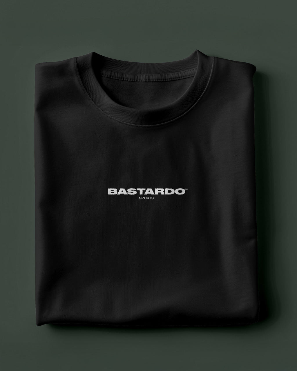 “B” logo tee black